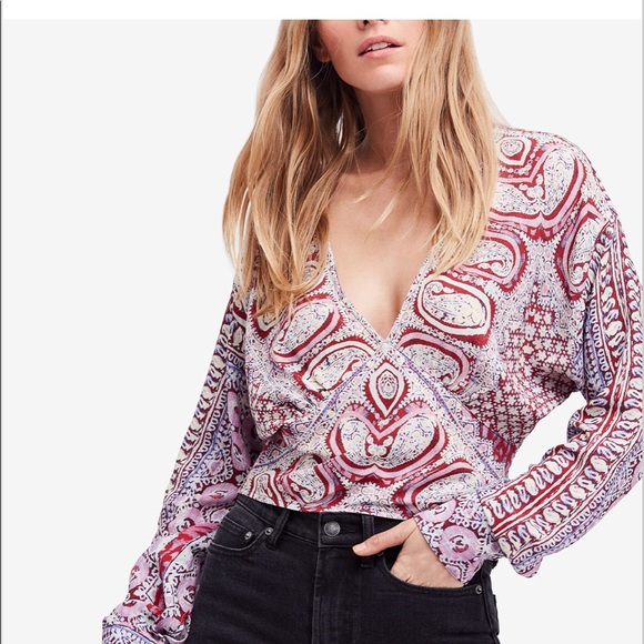 Free People Top “Wild and Free “ - Picture 1 of 1